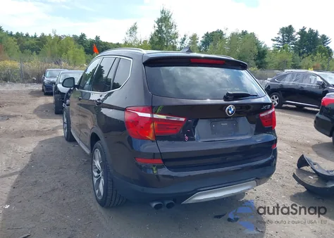 2016 BMW X3 xDrive28I z USA, uszkodzony, nr VIN 5UXWX9C51G0D72847